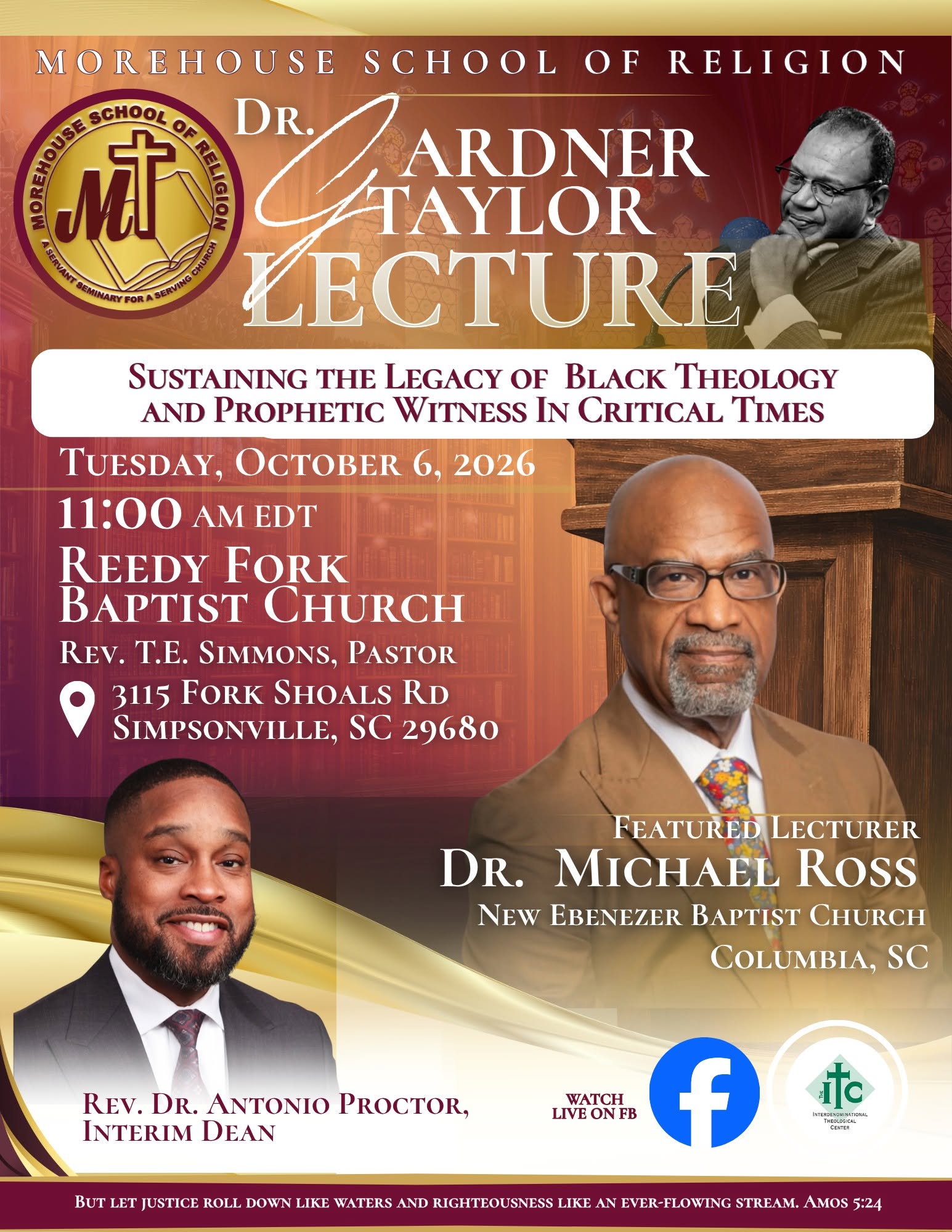 Sustaining the Legacy of Black Theology and Prophetic Witness in Critical Times